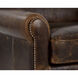 Bastoni Chocolate Leather Lounge Chair